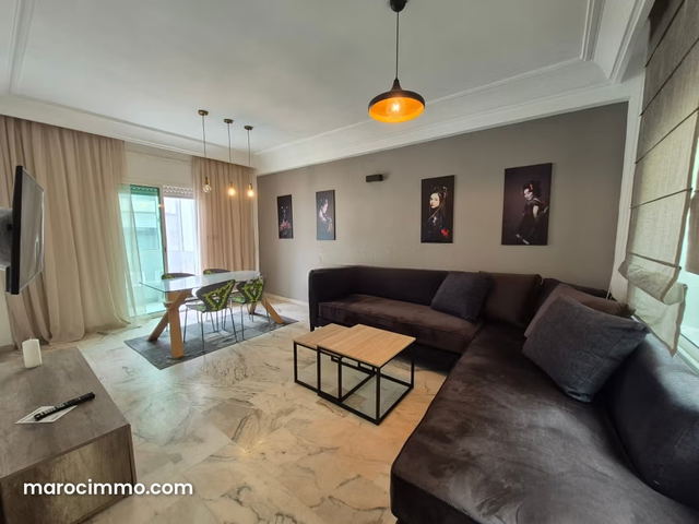 Apartment for rent in Gauthier. 2 bedrooms. Furnished — Casablanca