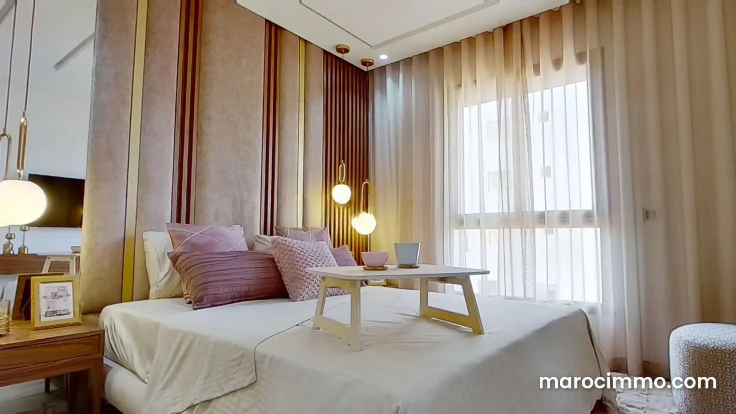 Furnished 112 m² Apartment in Mesnana, Tangier, Set in Lush Grounds — Tangier