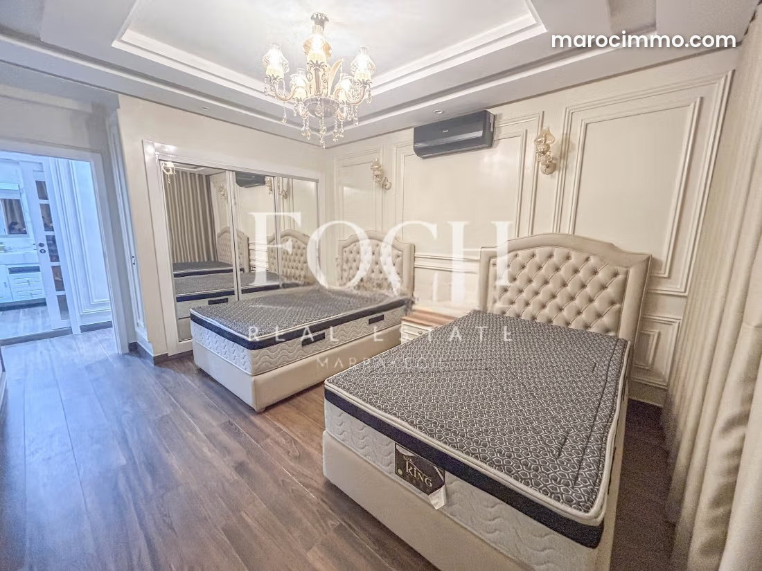Appartement 102 m² meublé avec terrasse, Hivernage, Marrakech — Marrakech