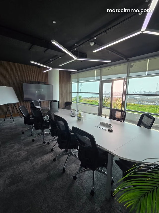 High-End Offices for Rent – Casablanca Marina: Exceptional Sea View — 4