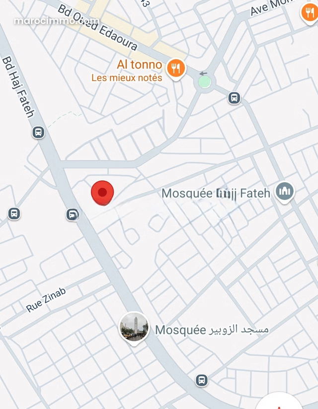 Terrain titré de 129 m² à Oulfa Hajj Fateh — Casablanca