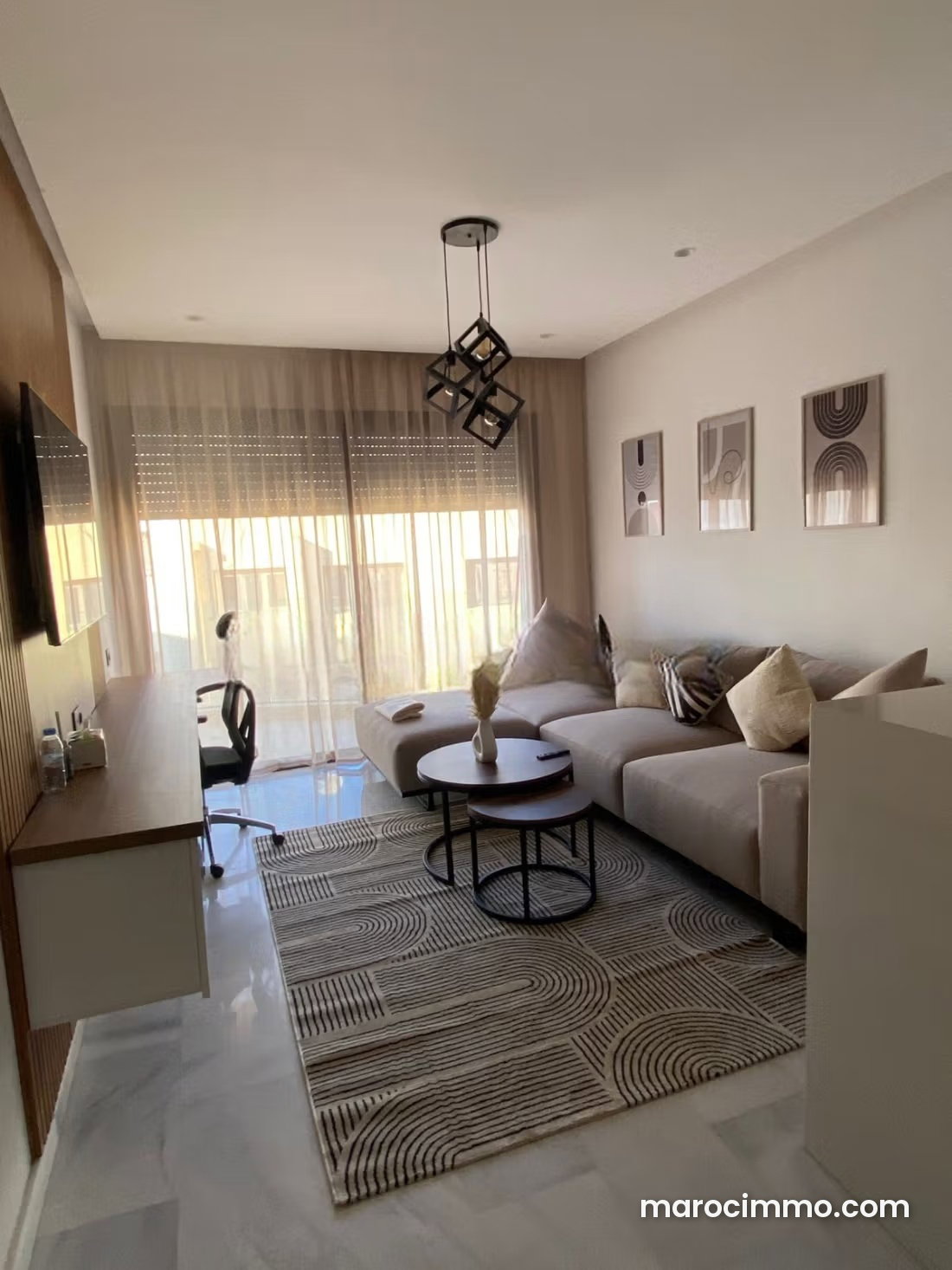 Appartement meublé avec terrasse à louer à Beauséjour Casablanca — Casablanca
