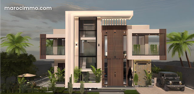 6-Bedroom Villa in Advanced Gross Construction for Completion – Agdal Sector, Marrakech, near Morocco Mall — 5