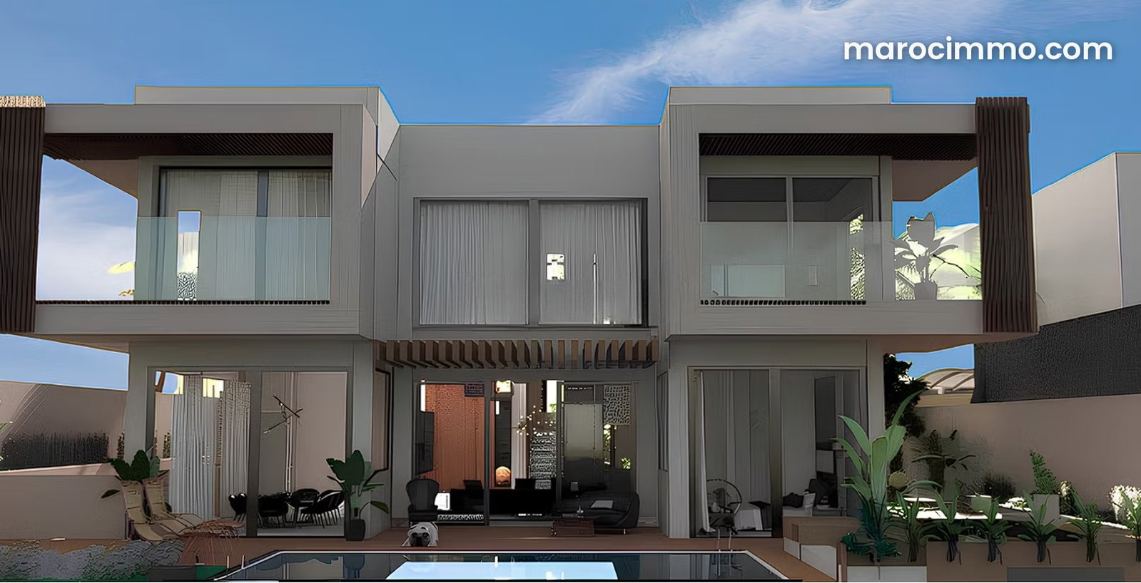 Villa 600 m² sur plan à vendre, Agdal, Marrakech — Marrakech