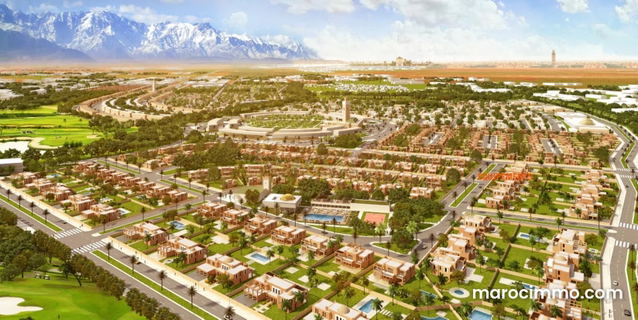 Lots de terrain pour villas route d'Amezmiz — Marrakech