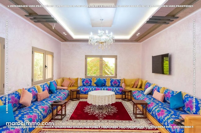 Furnished Villa for Rent in Souihla, Private Pool 120m, Marrakech — 4