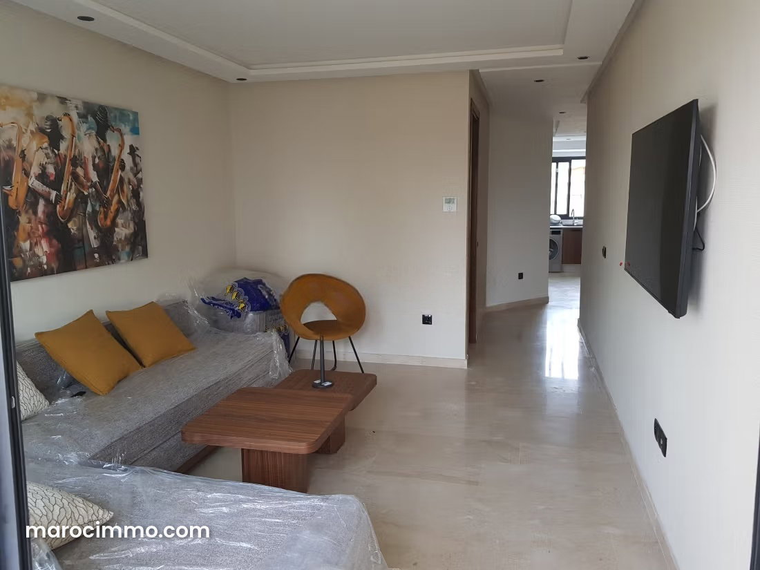 Furnished one-bedroom apartment with terrace in Ferme Bretonne, Casablanca — Casablanca