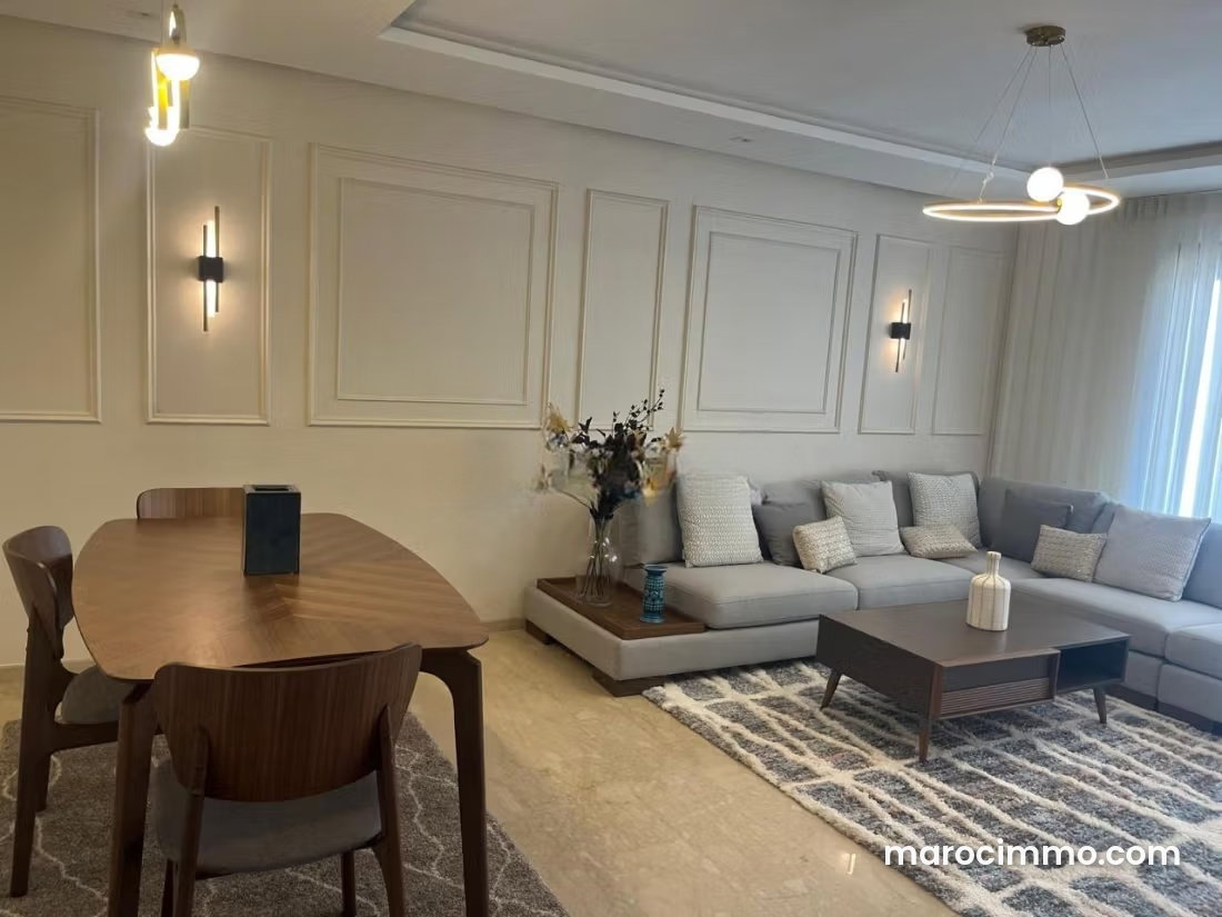 Appartement meublé 100 m², terrasse et garage, Agdal Rabat — Rabat
