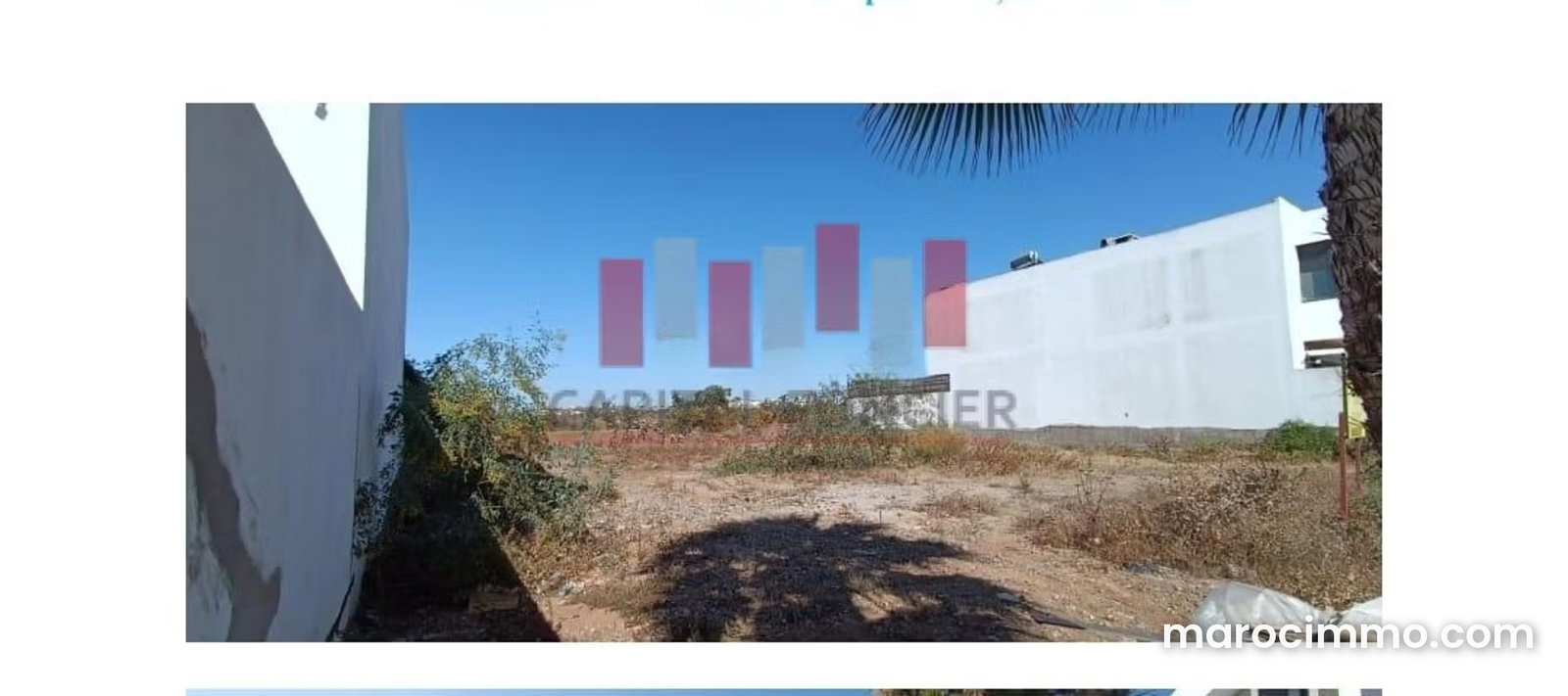 500 sqm plot in Dar Bouazza near the ocean — Dar Bouazza