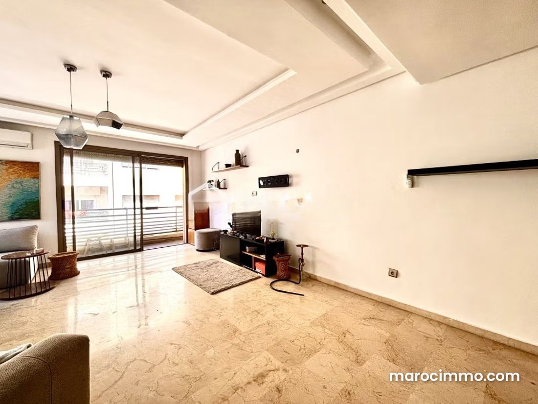 Furnished apartment with terrace for rent in Bourgogne, Casablanca — Casablanca