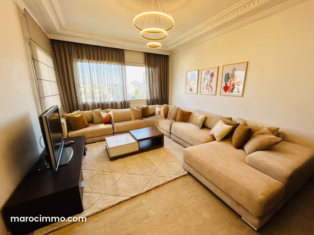 Furnished Apartment with Terrace for Rent in Racine, Casablanca — Casablanca