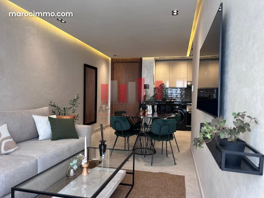Furnished 44 m² Studio, Val Fleuri, Casablanca, Move-In Ready — Casablanca