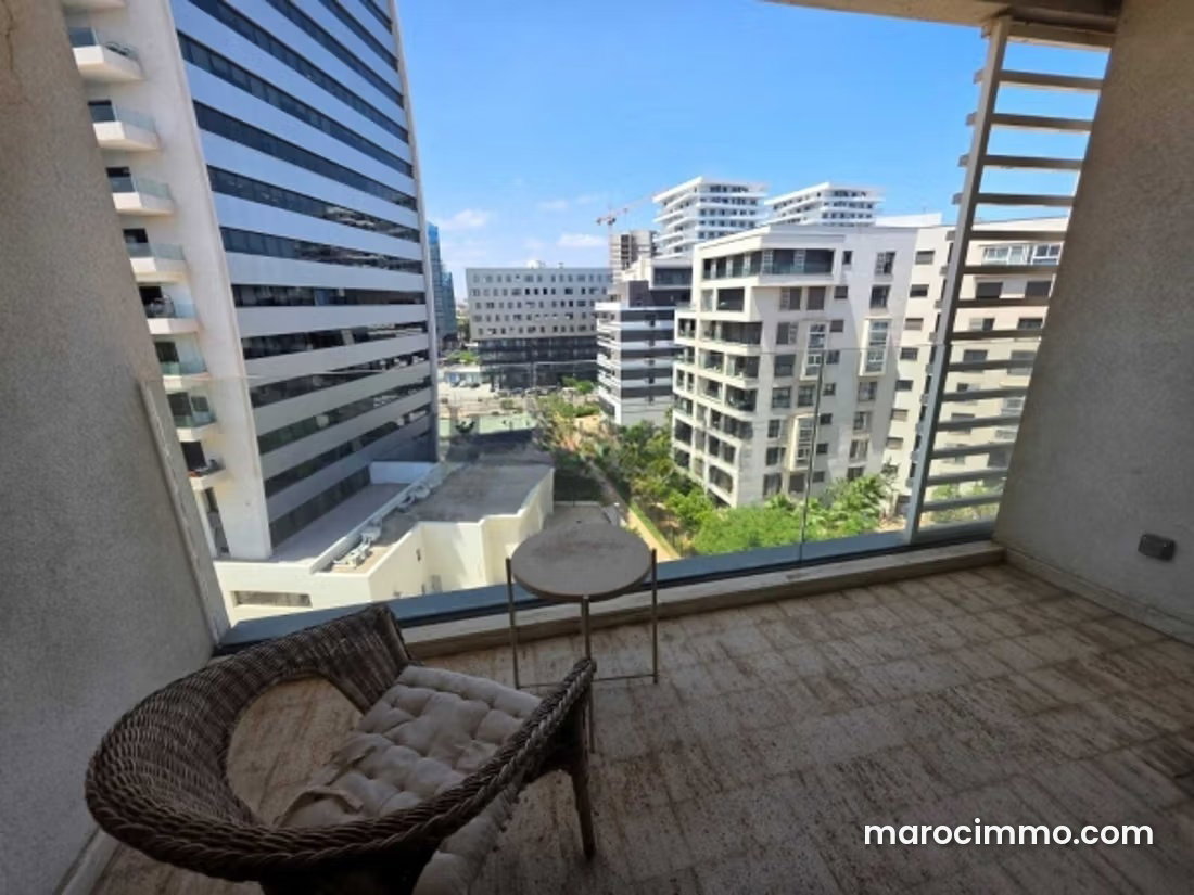 Appartement meublé 100 m², 2 chambres, Casablanca Finance City — Casablanca