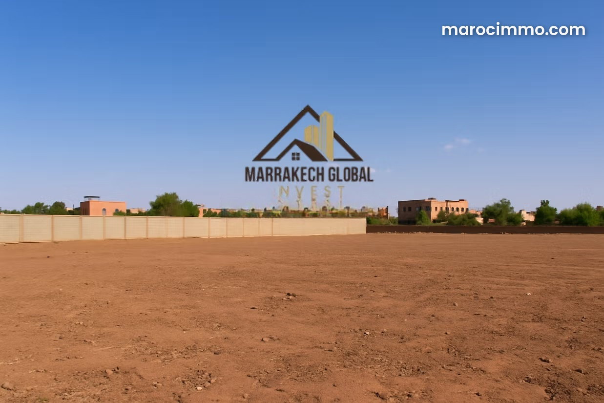 Terrain 7 hectares Route d'Ourika Marrakech zonage villas — Marrakech