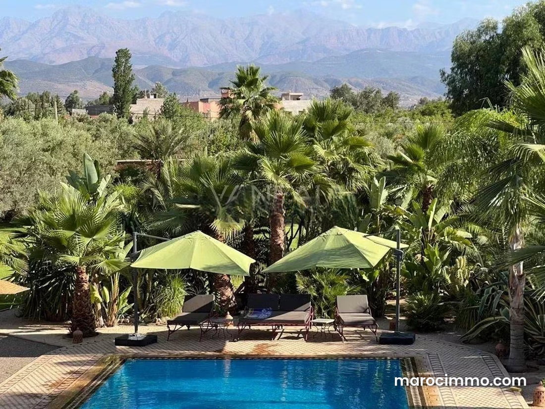 Villa 8 suites, 1 hectare face à l'Atlas, Route d'Ourika Marrakech — Marrakech
