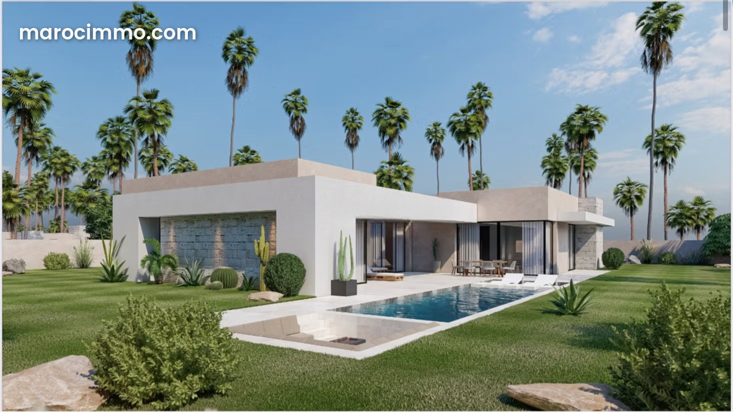 Villa 280 m² avec piscine, Route d'Ourika, Marrakech — Marrakech