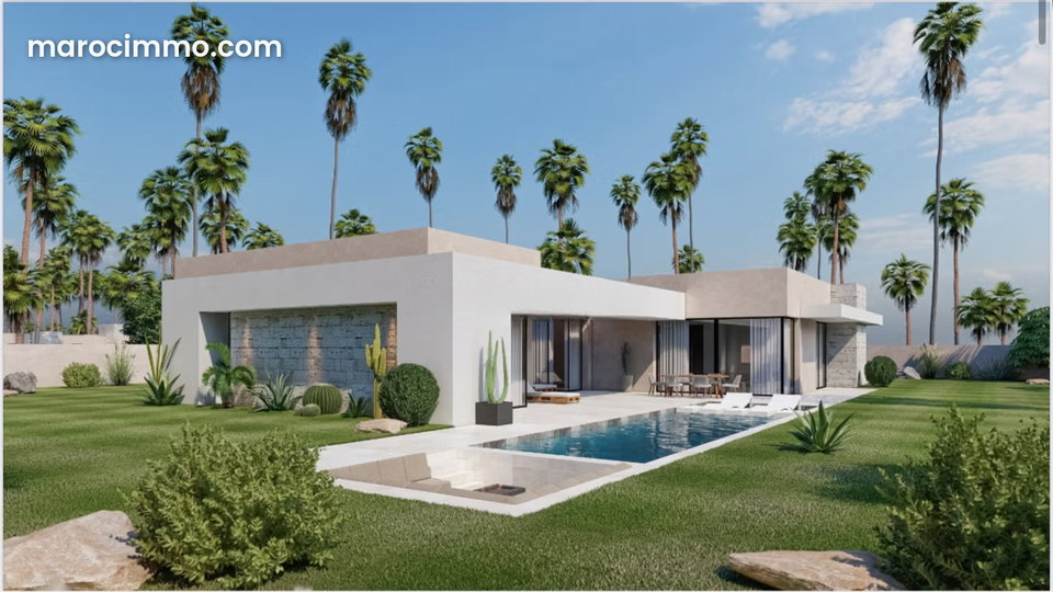 Projet villa d'exception en construction