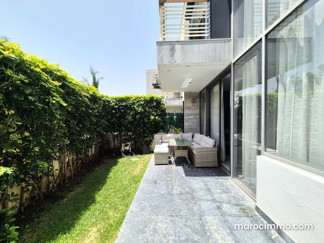 200 m² duplex with garden for rent in Ville Verte Bouskoura — Bouskoura