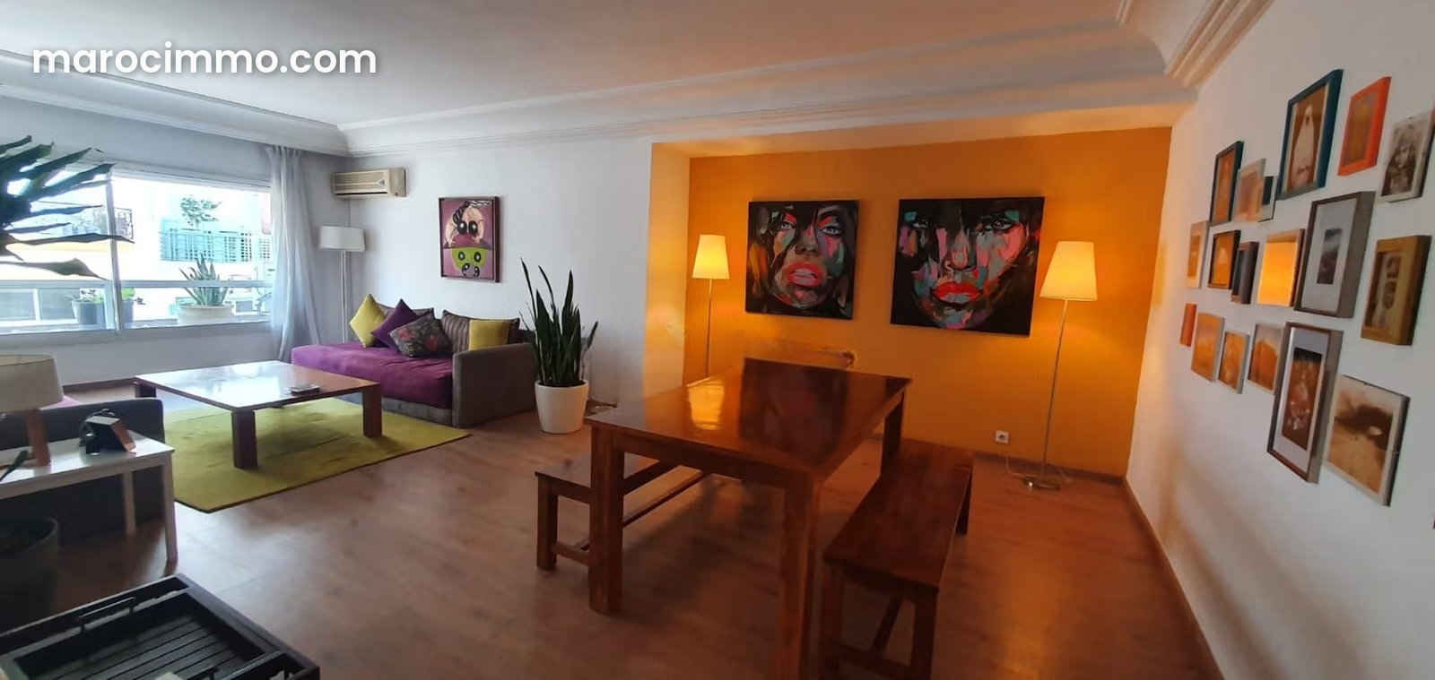 Furnished 180 m² Apartment with Terrace in Maarif, Casablanca — Casablanca