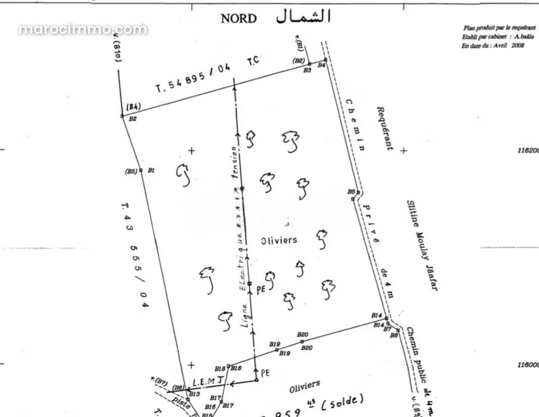 أرض استراتيجية شاسعة للبيع بطريق ورزازات في مراكش — مراكش