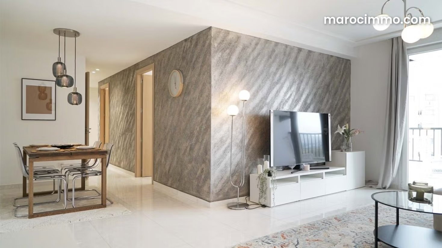 Appartement 120 m² avec piscine et jardin, Tanja Balia, Tanger — Tanger