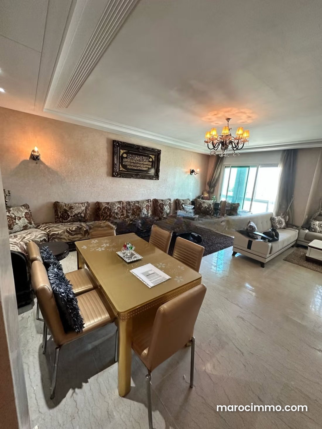 Appartement vue mer meublé à Harhoura Temara avec terrasse — Temara