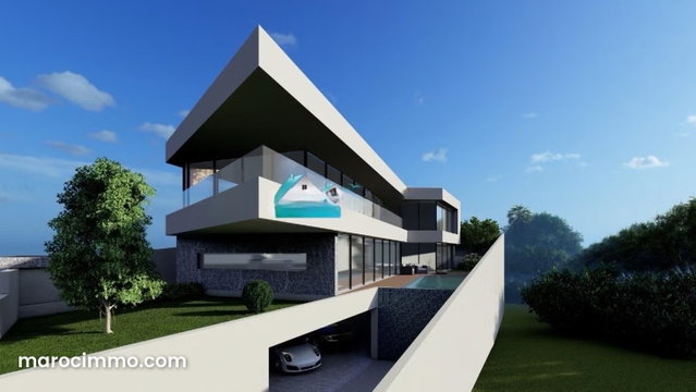 Terrain à vendre avec projet de villa prêt à construire – Vue exceptionnelle sur mer à jbila achakar — 5
