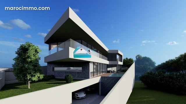Terrain à vendre avec projet de villa prêt à construire – Vue exceptionnelle sur mer à jbila achakar — 3