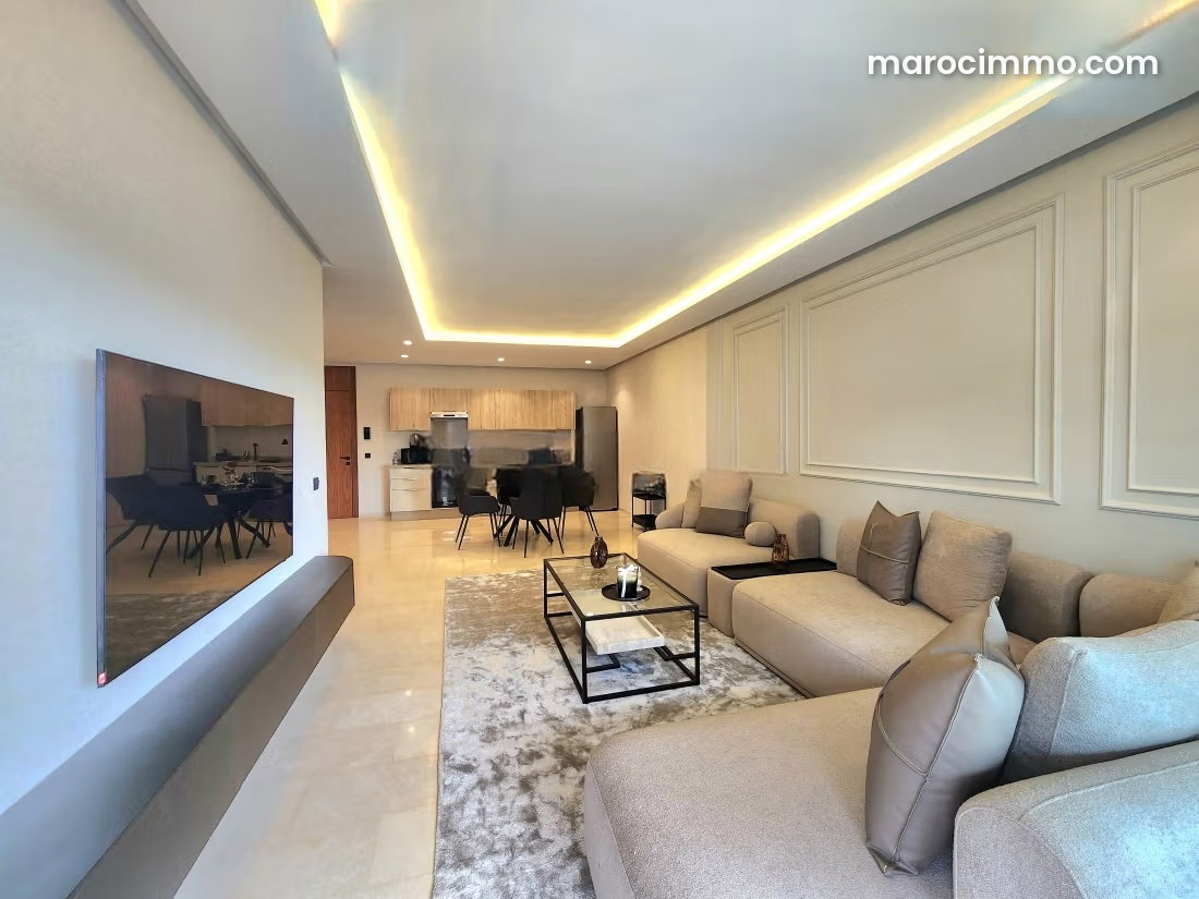 Furnished 80 sqm apartment, Casablanca Finance City — Casablanca