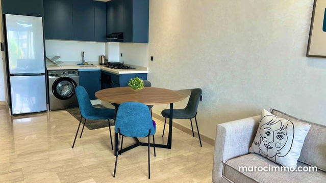 Beautiful Furnished Studio in Palmier New Never Occupied — Casablanca
