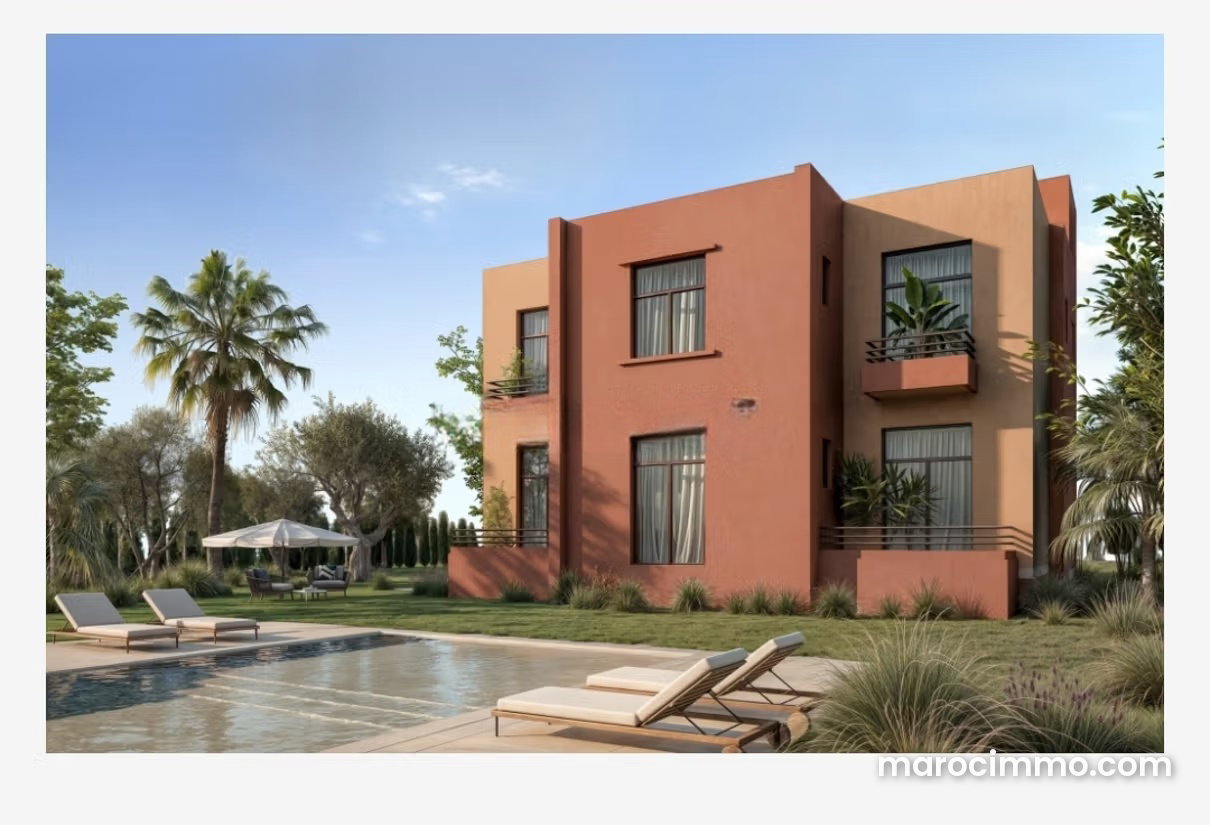 Villa neuve avec piscine, Route de Ouarzazate à Marrakech — Marrakech