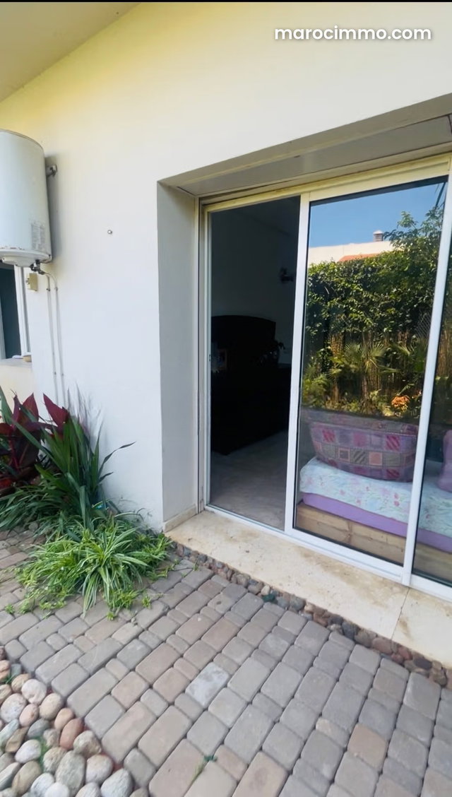 Appartement RDJ à Vendre Ain Diab. 3 ch. 128 m2 habitable jardin 55 m2 — 4