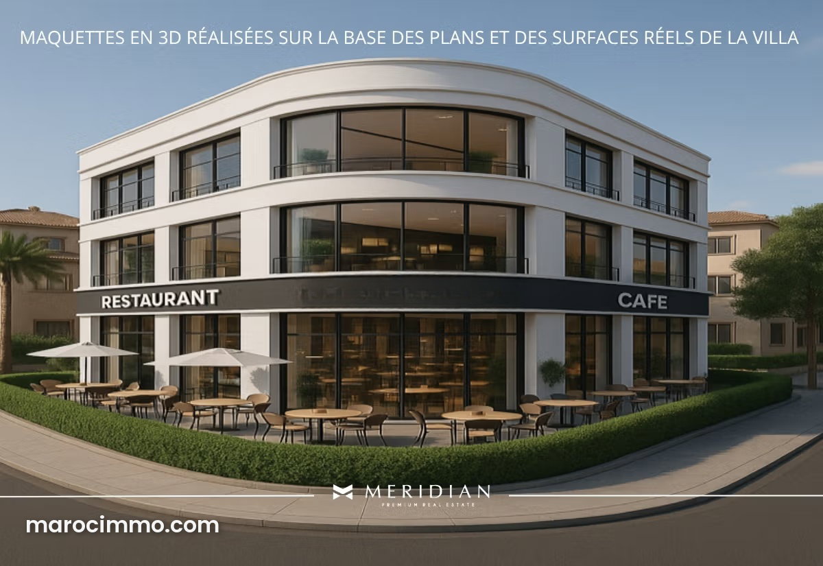Villa commerciale 649 m², triple façade, 2 Mars, Casablanca — Casablanca