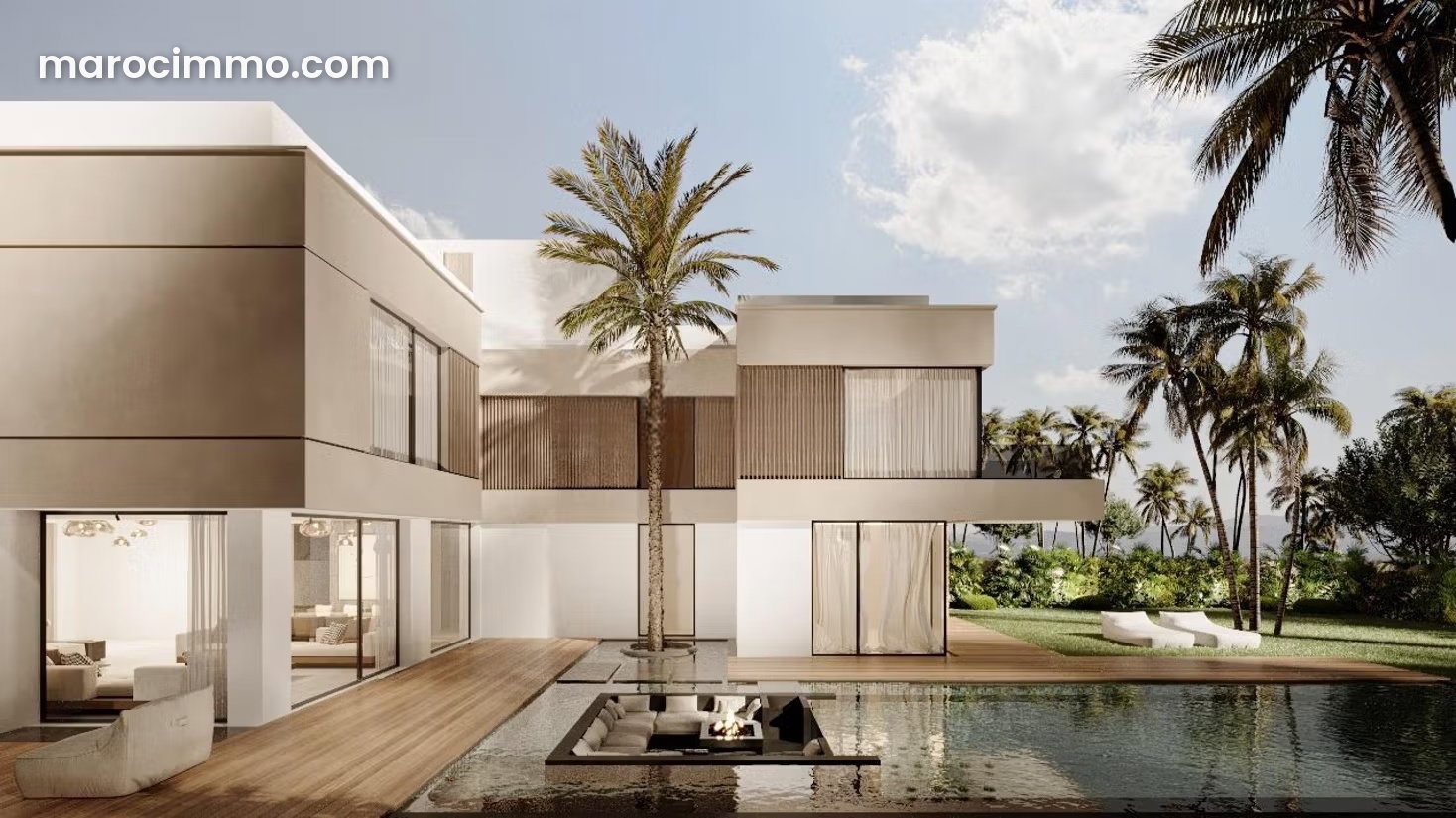 Villa 630 m² avec spa et cinéma privés, Route d'Amezmiz, Marrakech — Marrakech