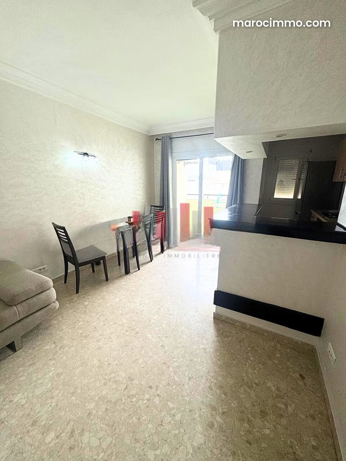 Furnished apartment for rent in Gauthier, Casablanca, with terrace — Casablanca