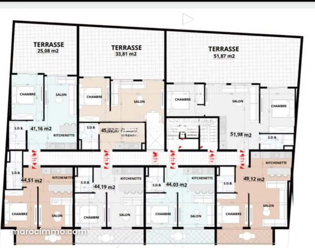 Immeuble avec commercel à vendre à Gueliz — 2
