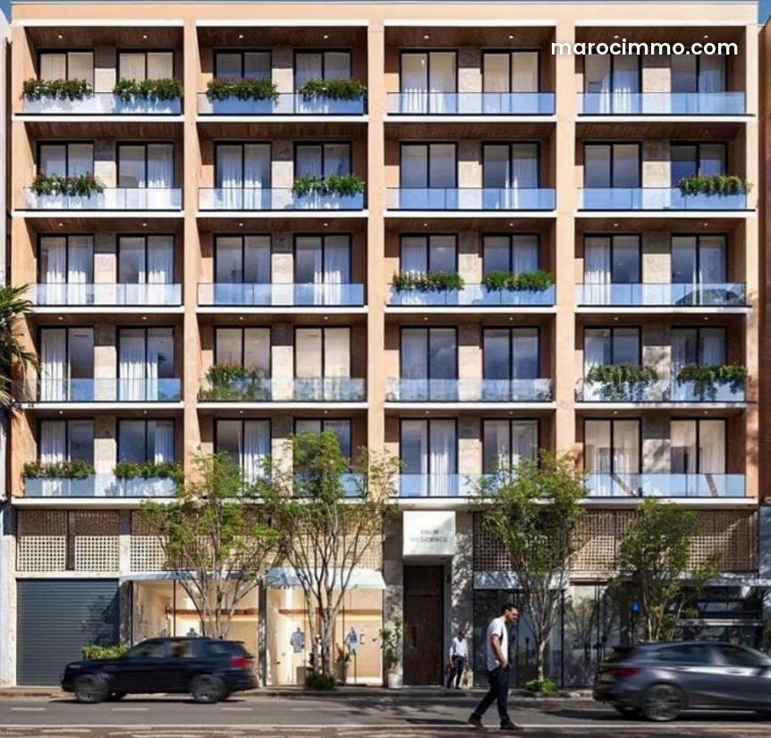 New Investment Building in Gueliz, Marrakech, with 80 Apartments — Marrakesh