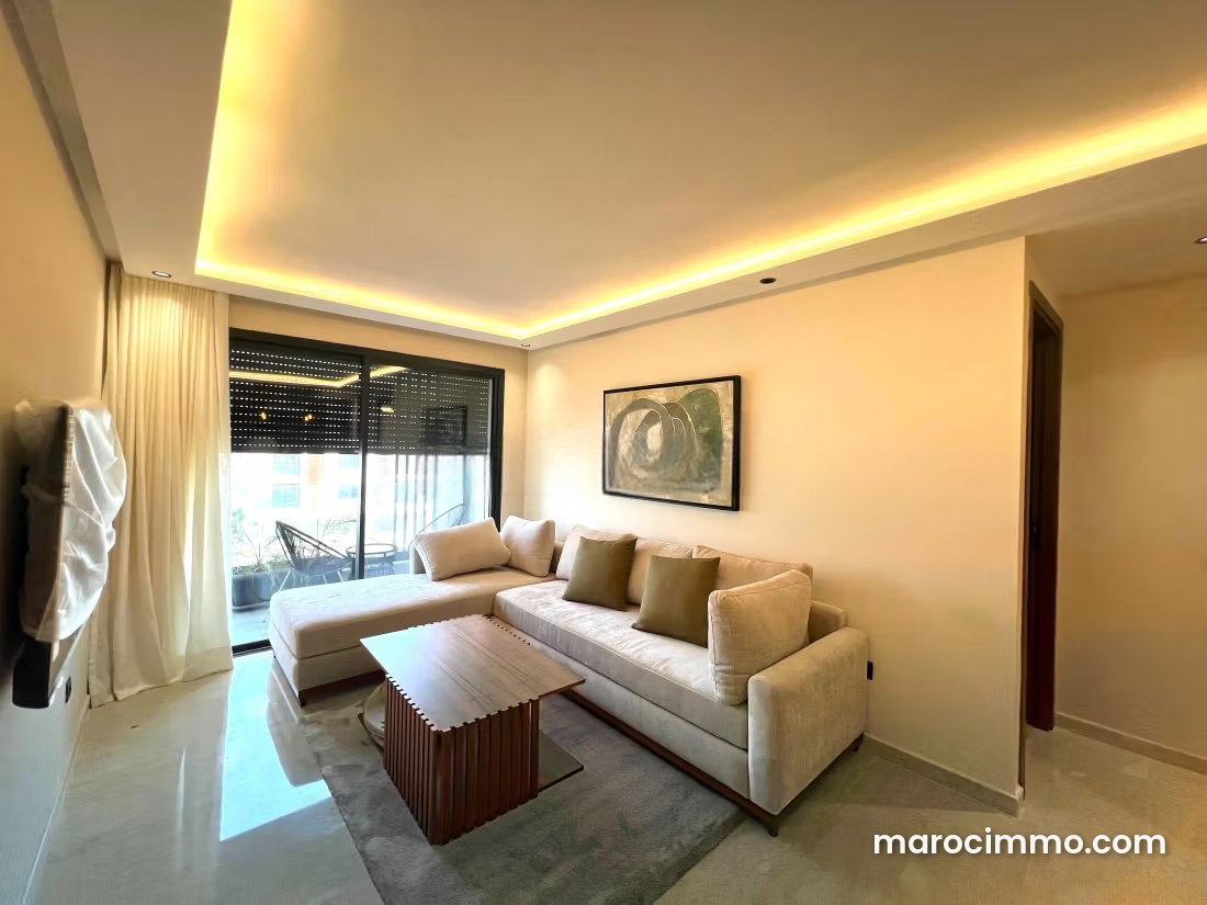 Furnished 3-room apartment for rent in Ferme Bretone, Casablanca — Casablanca
