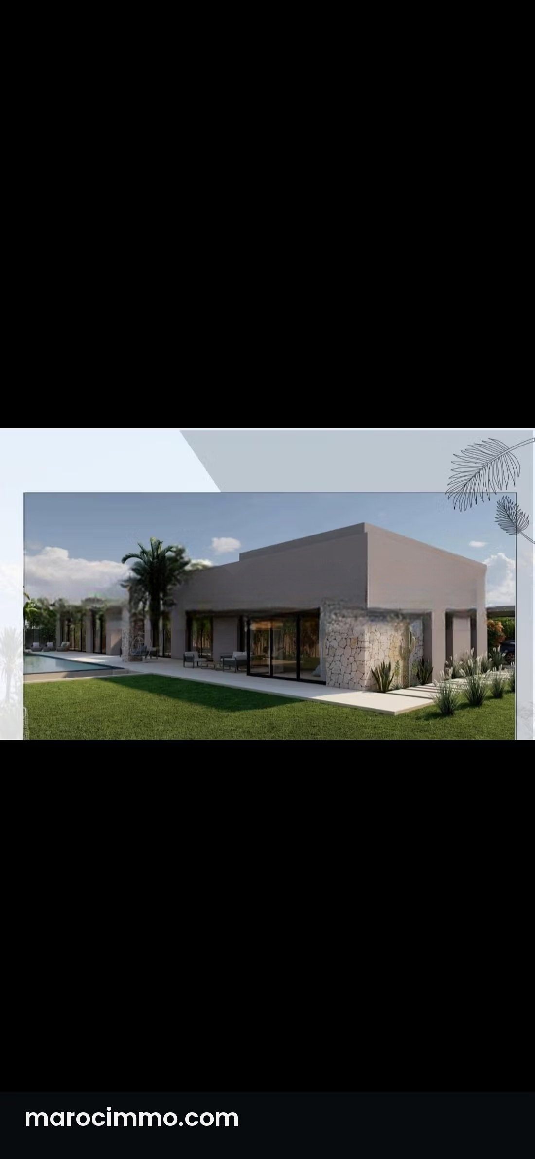 1,290 m² Plot with Building Permit on Route d'Amezmiz, Marrakech — Marrakesh