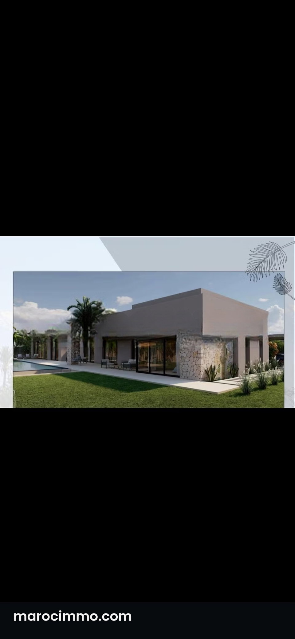 1290 m2 avec permis de construire