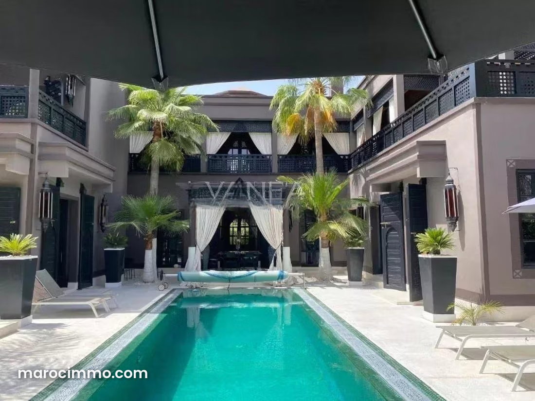 Villa neuve 700 m², 6 chambres, piscine chauffée, Marrakech — Marrakech