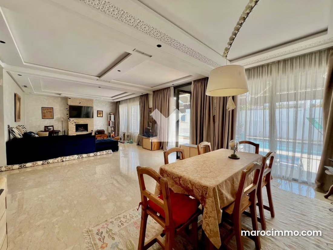 Furnished 732 sqm Villa, 4 Bedrooms, Longchamps, Casablanca — Casablanca