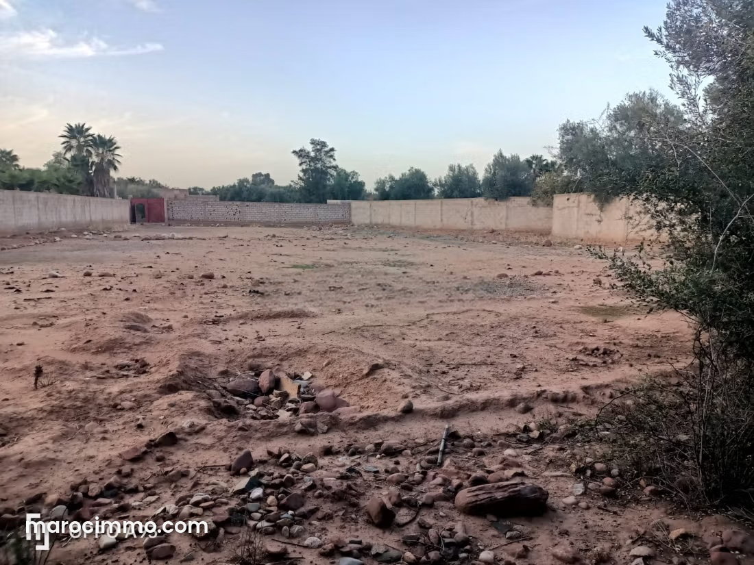 1,933 m² Plot on Ourika Road, Marrakech — Natural Setting — Marrakesh