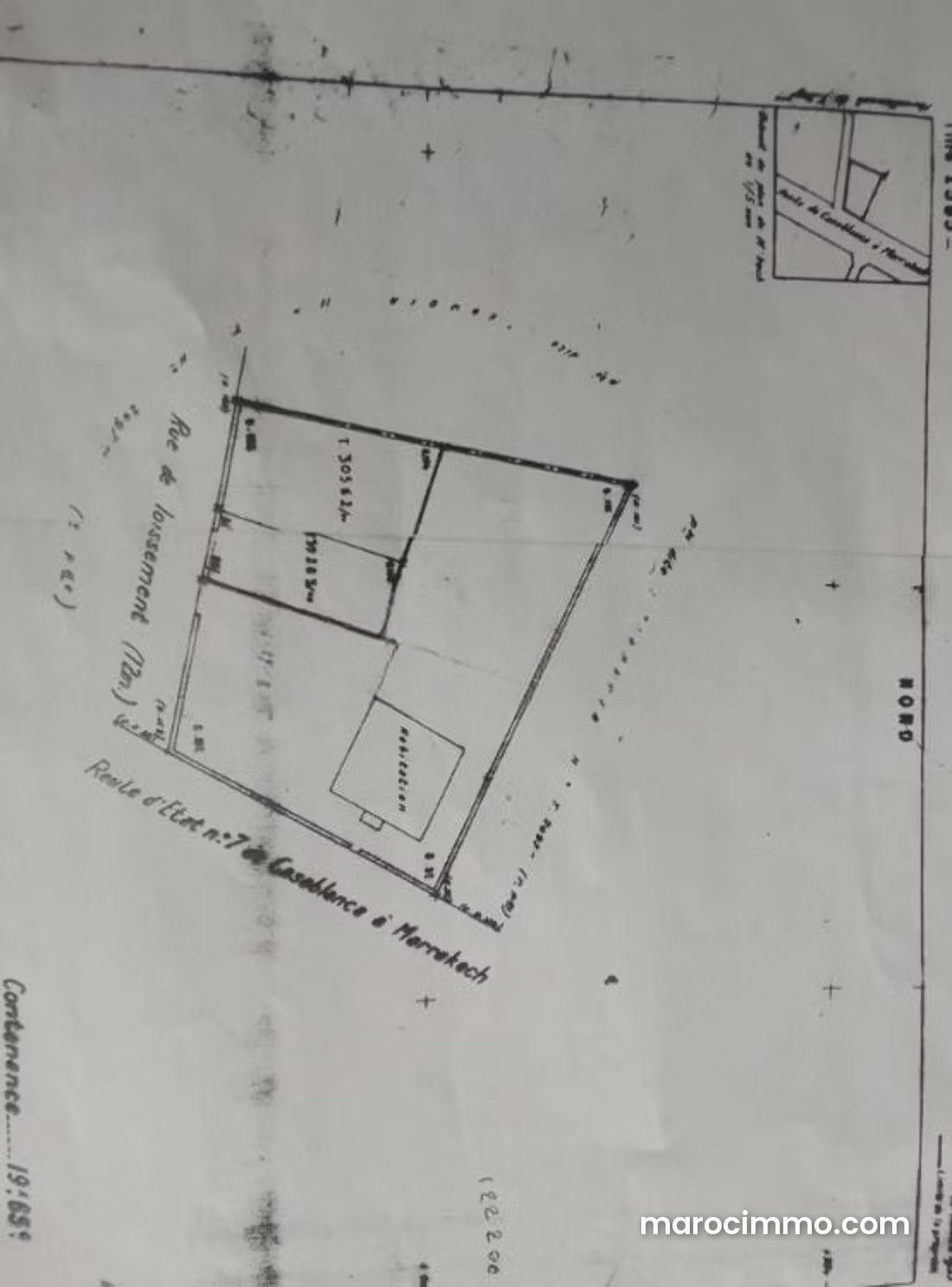 Terrain constructible 20 000 m², Route de Casablanca, Marrakech — Marrakech