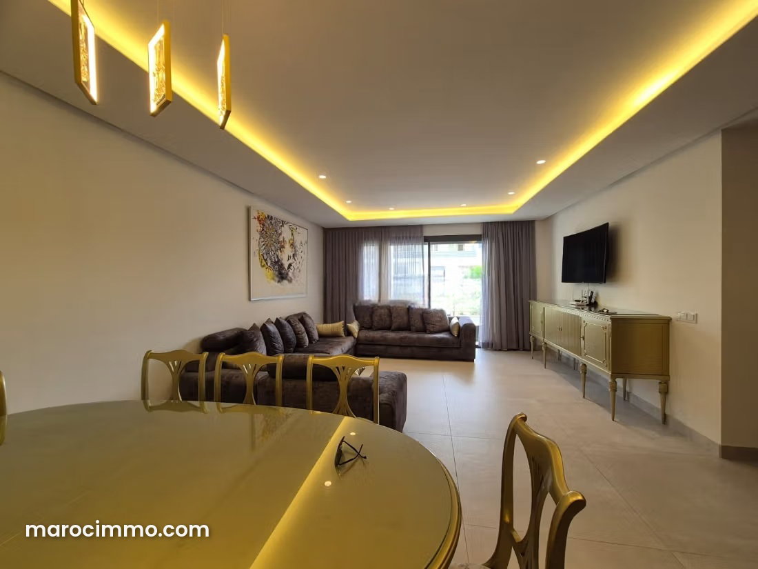 Furnished 101 sqm apartment, 2 suites, Gauthier, Casablanca — Casablanca