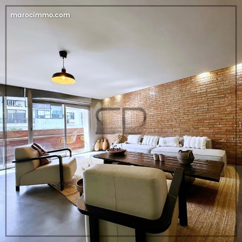 Furnished 200 sqm Apartment, 3 Bedrooms, Gauthier, Casablanca — Casablanca