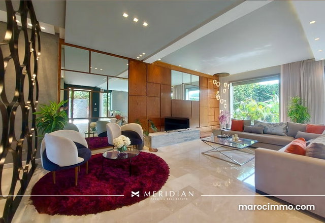 Exclu Sublime Villa Meublée & Moderne à Bouskoura — 4
