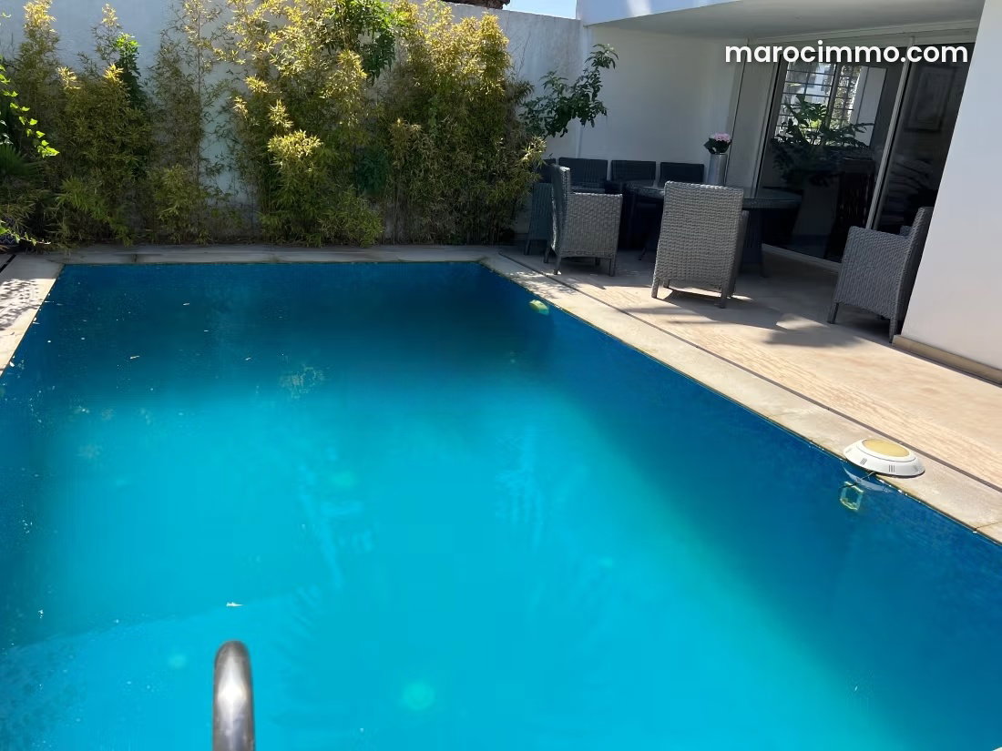 320 sqm sea-view villa, 4 bedrooms with pool, Temara Plage — Temara