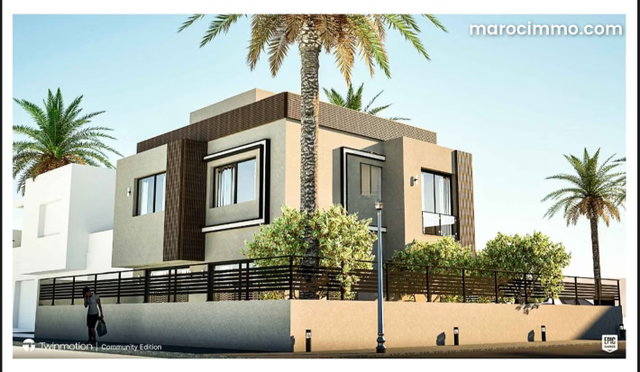 Villa sur plan Argan golf route de Tahanaout — 2