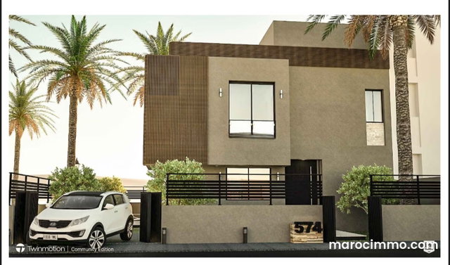 Villa sur plan Argan golf route de Tahanaout — 4